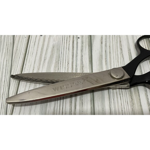 Vintage Wiss Pinking Shears CB-7 with Original Package - Picture 4 of 5